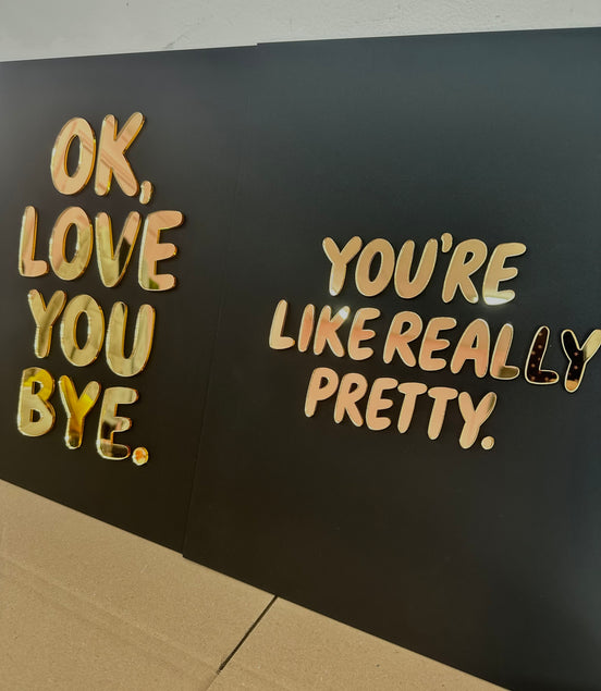 OK, LOVE YOU BYE