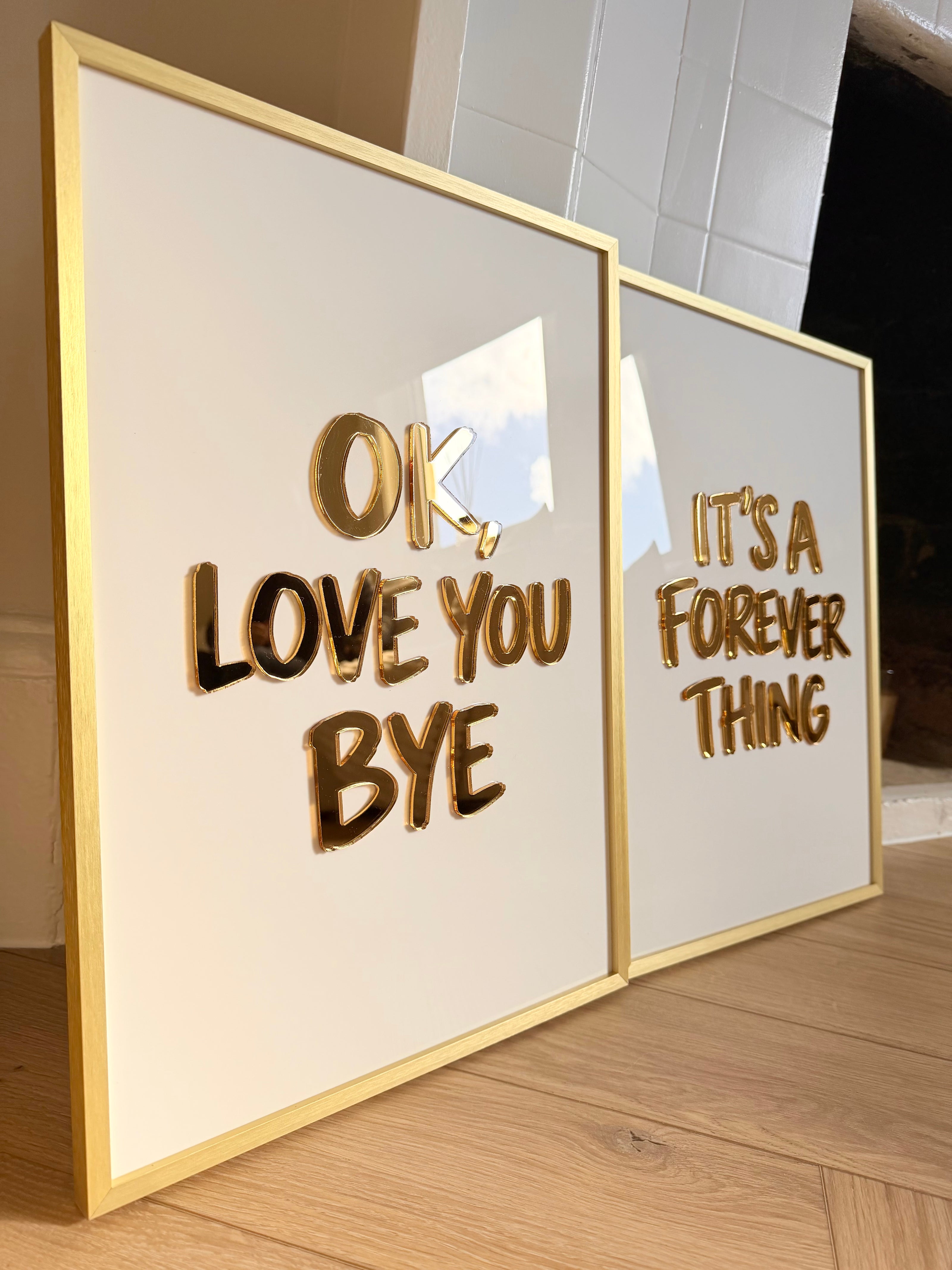 “OK, LOVE YOU BYE”