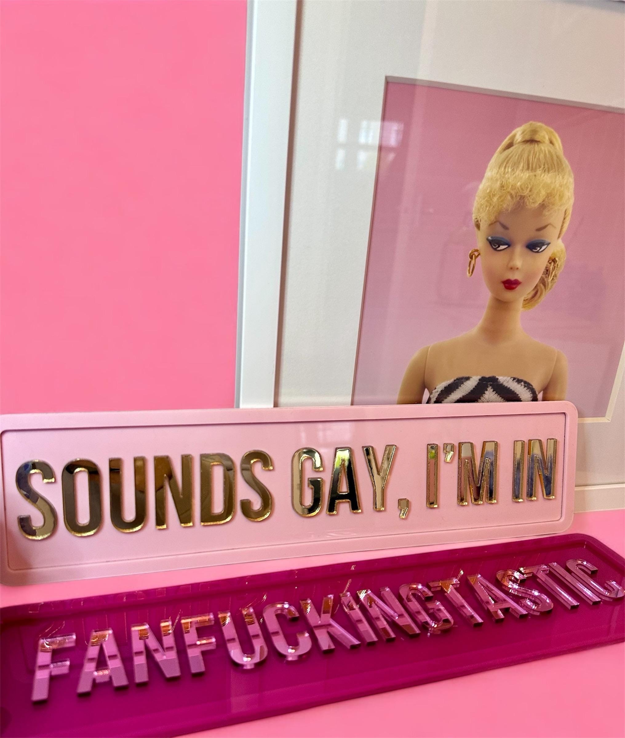 3D Mirrored Acrylic Personalised Street Sign