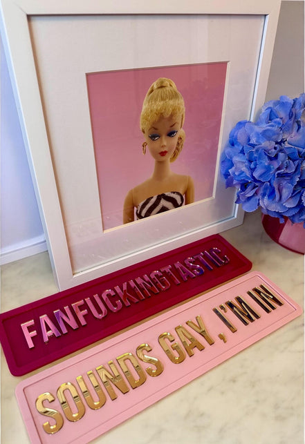 3D Mirrored Acrylic Personalised Street Sign