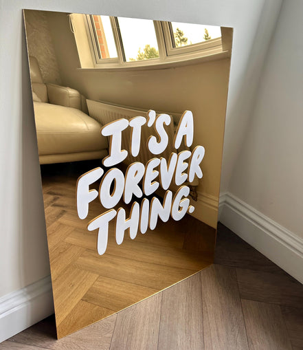 "IT'S A FOREVER THING'- GOLD