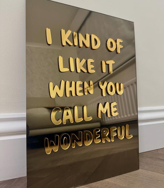"WONDERFUL"