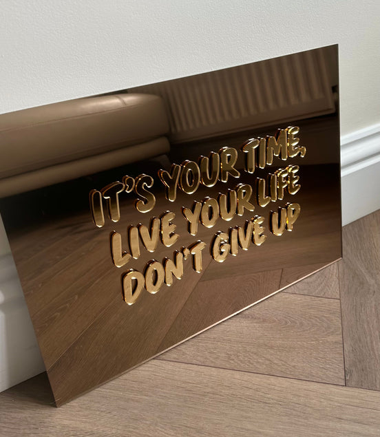 “DON’T GIVE UP”