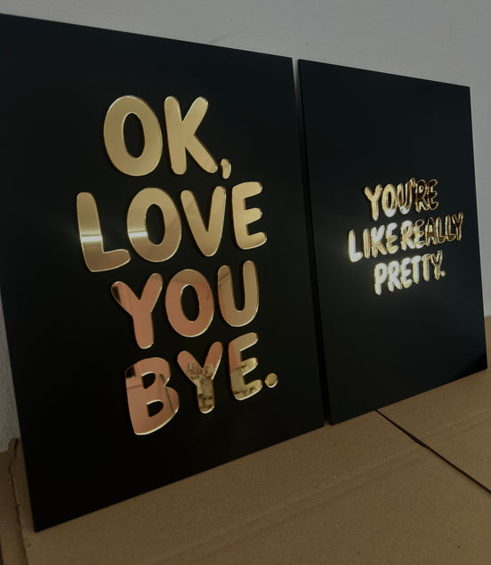 OK, LOVE YOU BYE