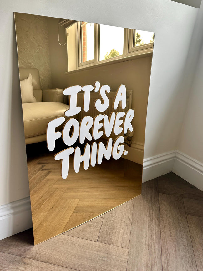 "IT'S A FOREVER THING'- GOLD