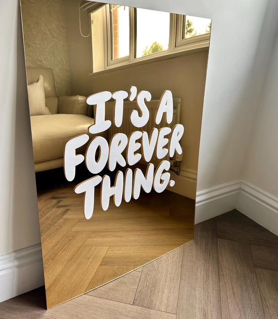 "IT'S A FOREVER THING'- GOLD
